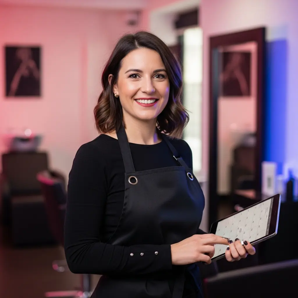 Sarah Mahieu, coiffeuse